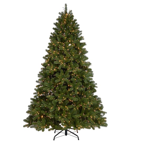 7.5ft. Pre-Lit Downswept Douglas&#xAE; Fir Artificial Christmas Tree, Dual Color&#xAE; LED Cosmic Lights&#xAE;